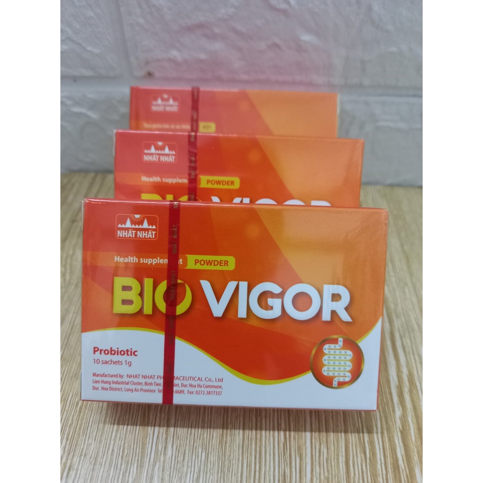 Men vi sinh Bio Vigor - giúp cân bằng hệ vi sinh đường ruột ( Hộp 10 gói)