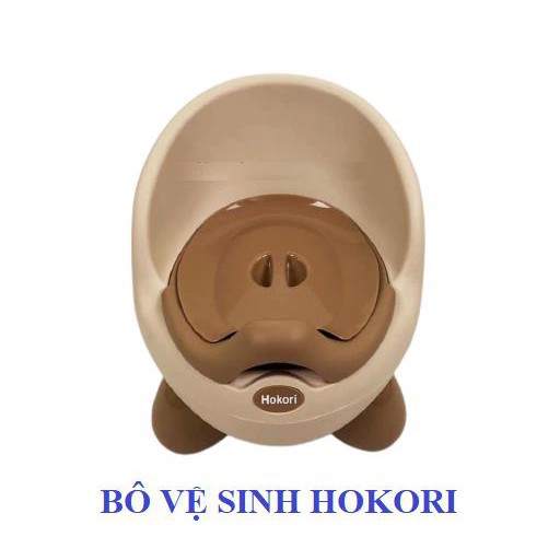 Bô Vệ Sinh Hình Gấu Cho Bé