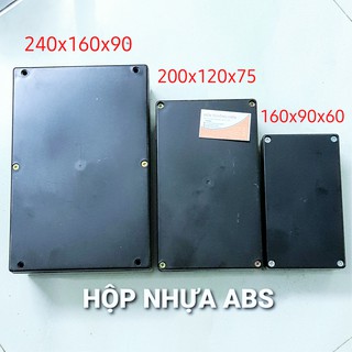 Hộp nhựa ABS nhiều mẫu 240x160x90 (Hộp lớn) / 200x120x75 (Hộp trung) / 160x90x60 (Hộp nhỏ). Hộp nhựa điện tử chống nước