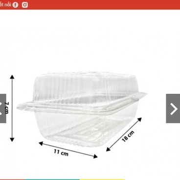 Hộp nhựa h04 - đựng thức ăn