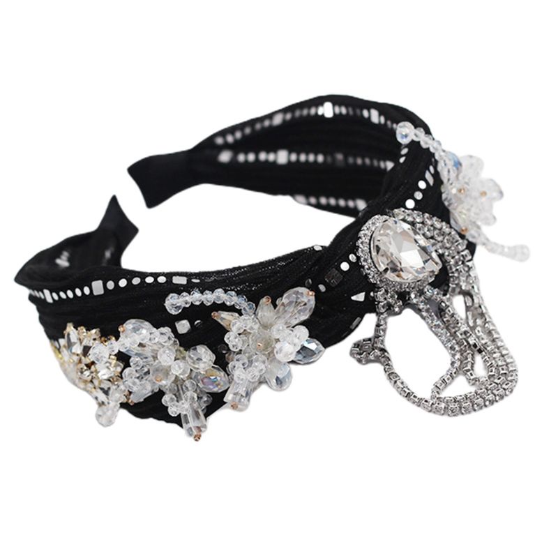 Băng Đô Dạng Chuỗi Tua Rua Đính Đá Pha Lê Phong Cách Bohemian Thời Trang Cho Nữ