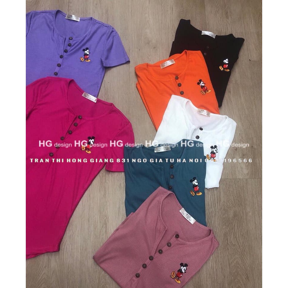 ÁO MICKEY LEN TĂM SIÊU XÊNH ( SHOP CHỤP ẢNH THẬT )
