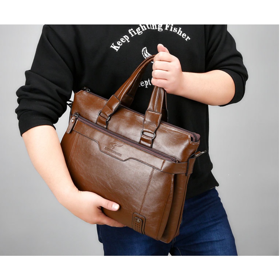 Túi xách nam công sở da tự nhiên cao cấp phong cách mới