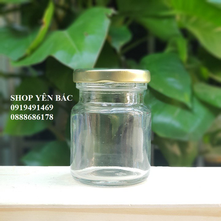 COMBO 12 HŨ THỦY TINH ĐỰNG YẾN SÀO CAO CẤP 70ML