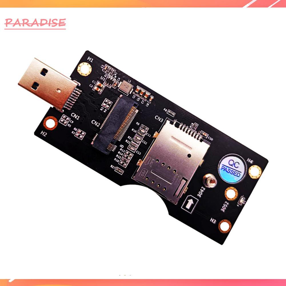 Thẻ Chuyển Đổi 1 Ngff M2 Sang Usb 3.0 W / Sim 8pin Cho 3g / 4g / 5g | BigBuy360 - bigbuy360.vn