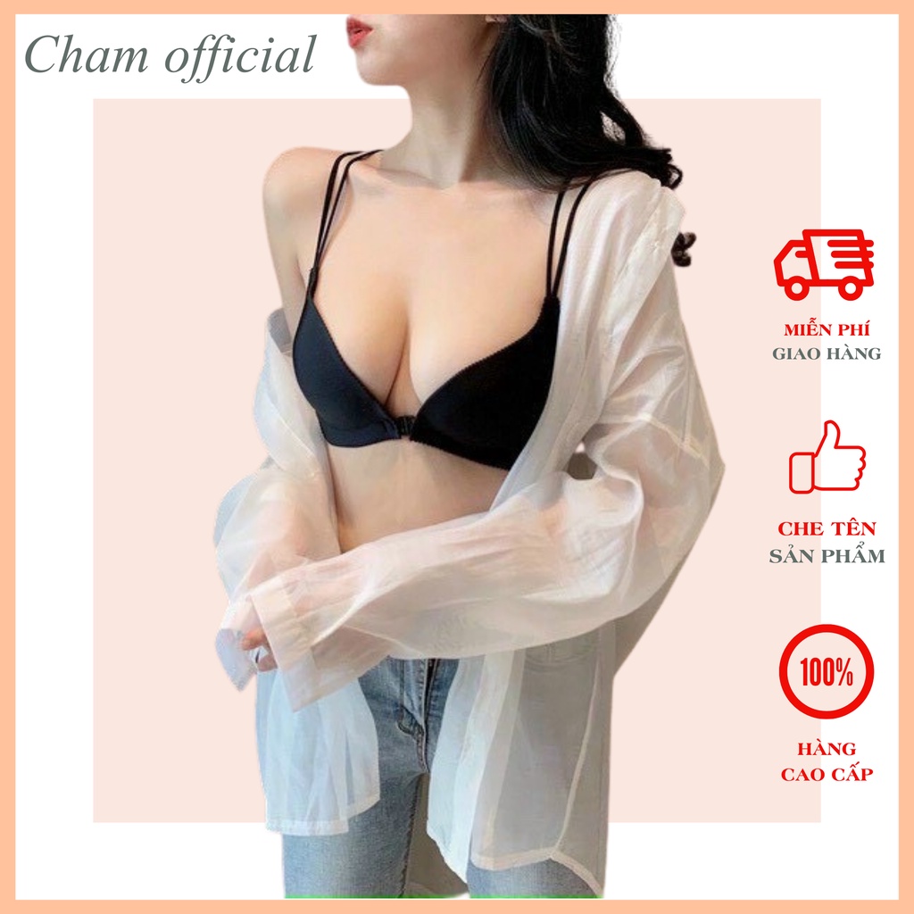 Áo ngực nữ không gọng Bra 2 dây áo lót nữ nâng ngực cài trước 810
