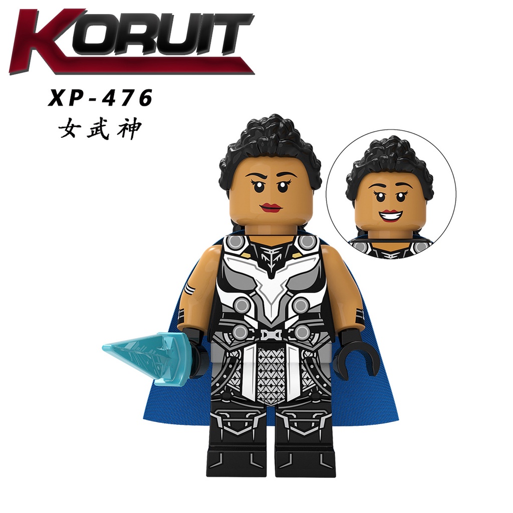 Minifigures Các Mẫu Nhân Vật Marvel Thor Love and Thunder Siêu Anh Hùng Zeus Jane Foster Korg K1062 - Đồ Chơi Lắp Ráp Mi