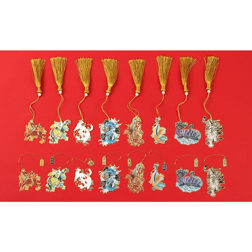 Let Bookmark Bằng Đồng Thau Phong Cách Trung Hoa Cổ Điển Mặt Dây Chuyền Kim Loại Đánh Dấu Pagination Trường