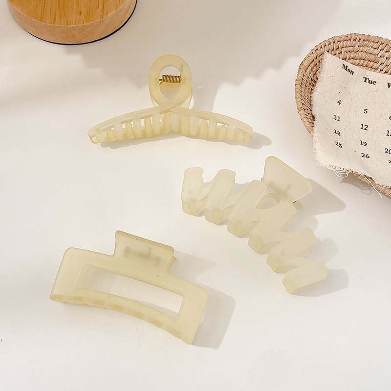 Kẹp Tóc Càng Cua Trong Suốt Phong Cách Hàn Quốc Thời Trang Cho Nữ