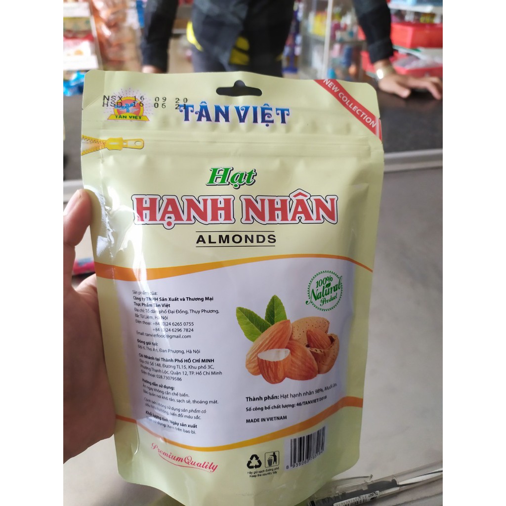 Hạt hạnh nhân Tân Việt gói 300g