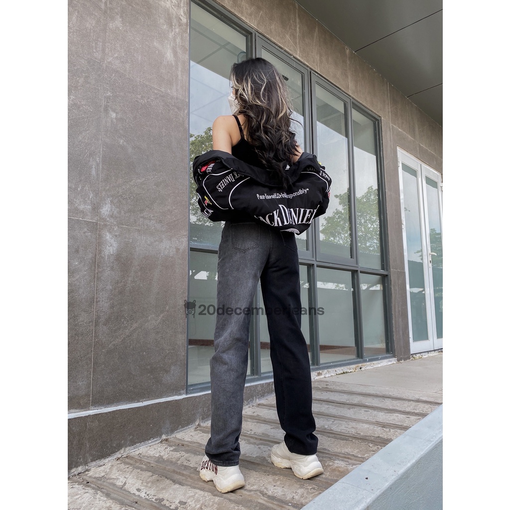 Quần Ống suông FORGET ME NOT 2 ống khác màu 20decemberjeans mã 2033