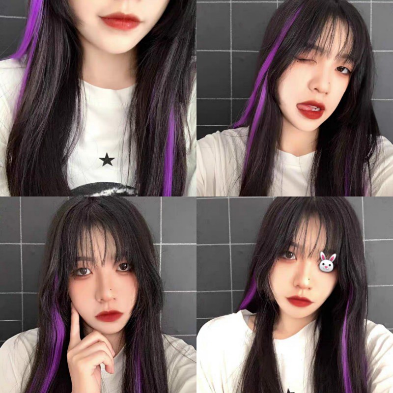 Tóc Giả Dài Thẳng Tự Nhiên Nhiều Màu Sắc Cá Tính Như Lisa