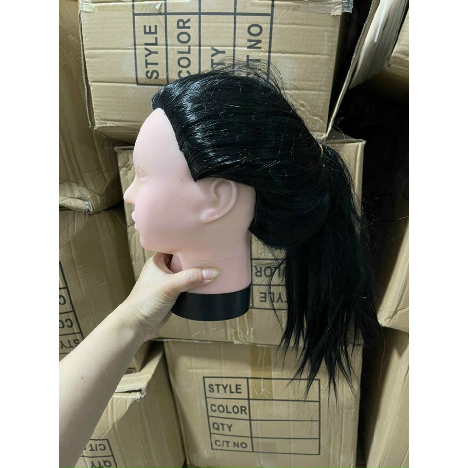 Đầu Manocanh Tóc Giả Học Cắt - Đầu Ken Học Cắt [ Màu Ngẫu Nhiên ]