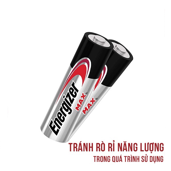 Pin 2A 1.5V Siêu bền bỉ Energizer Max AA E91 BP2+1 - HÀNG CHÍNH HÃNG