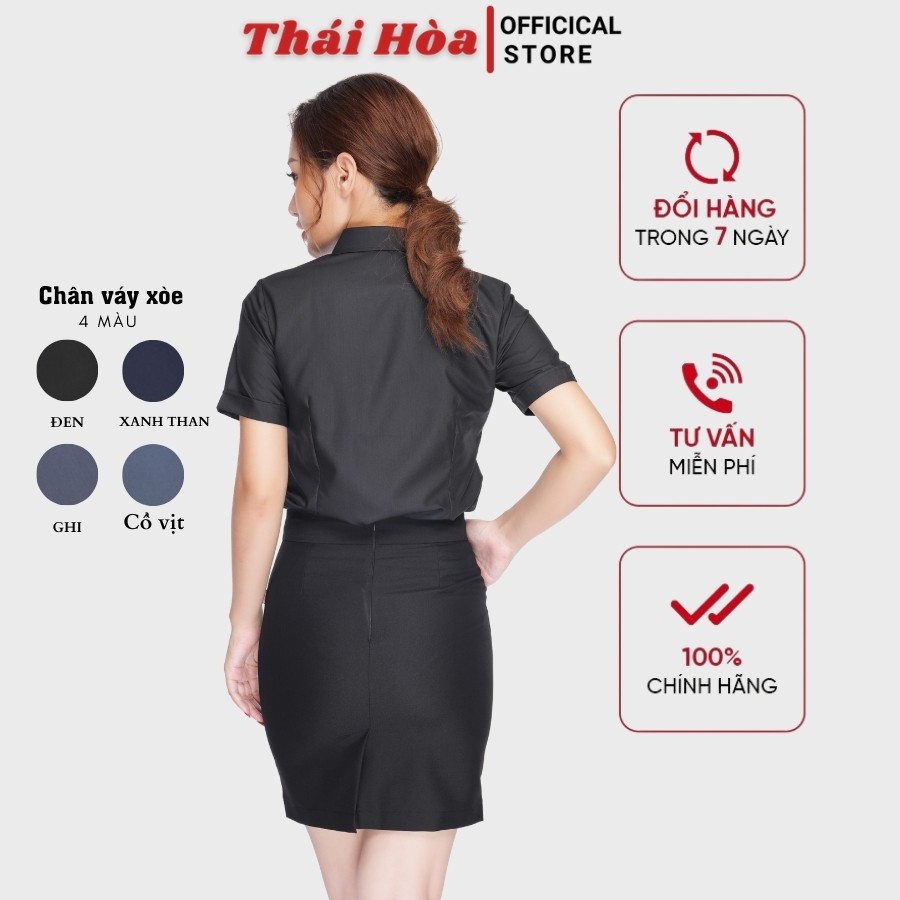 Chân váy công sở dáng ôm vải cotton lanh Juyp nữ thời trang Thái Hòa 2J883 | BigBuy360 - bigbuy360.vn