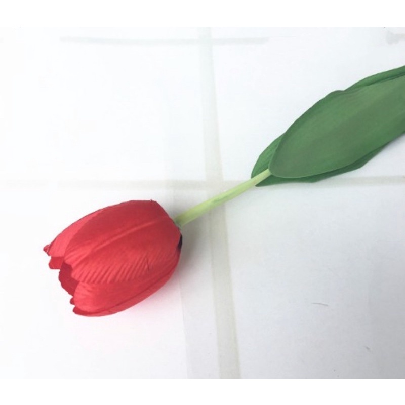 Hoa giả/Hoa lụa - Bông Tulip lụa nhiều mầu sắc decor trang trí nhà, cửa hàng, sự kiện phụ kiện cắm hoa, chụp ảnh...