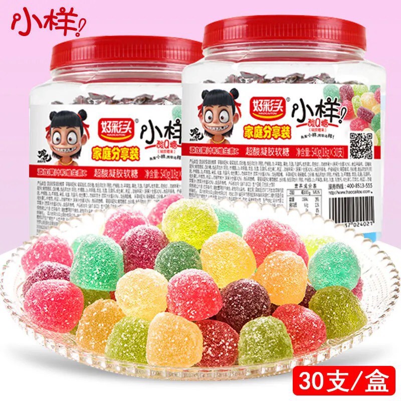 1 HỘP 30 THANH KẸO DẺO BAO ĐƯỜNG VỊ TRÁI CÂY - ĂN VẶT NỘI ĐỊA