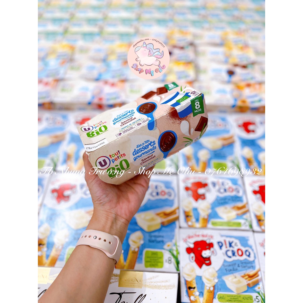 Váng sữa hữu cơ Super U Tout Petits cho bé từ 6 tháng tuổi