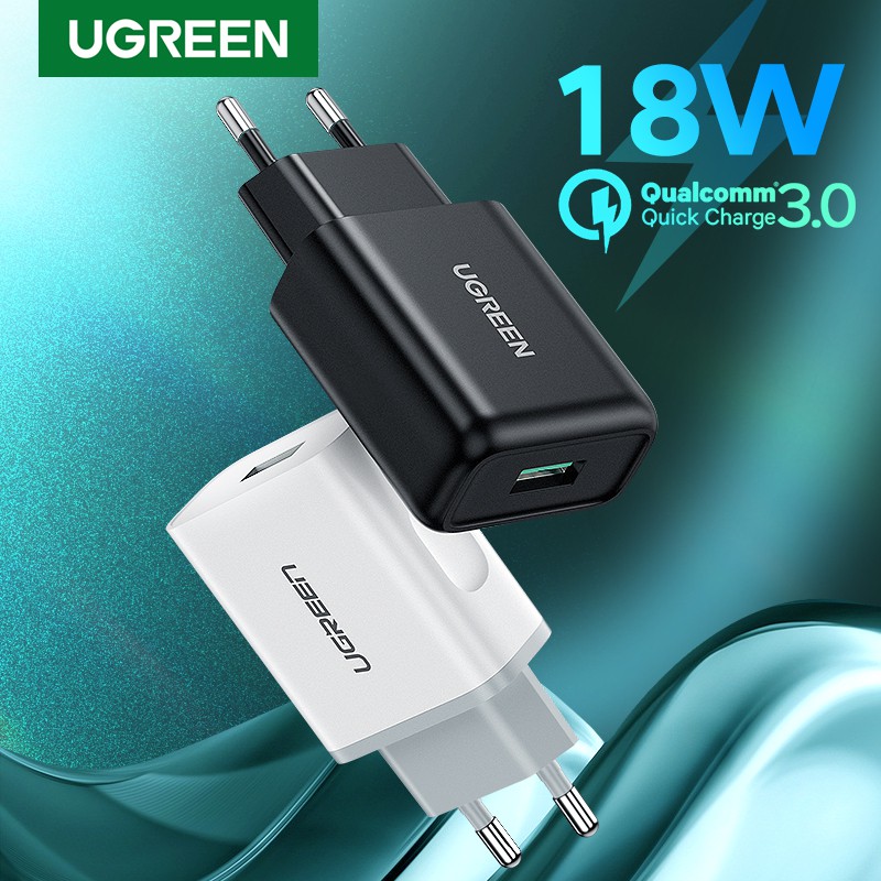 Củ sạc nhanh Ugreen QC3.0 18W chất lượng cao