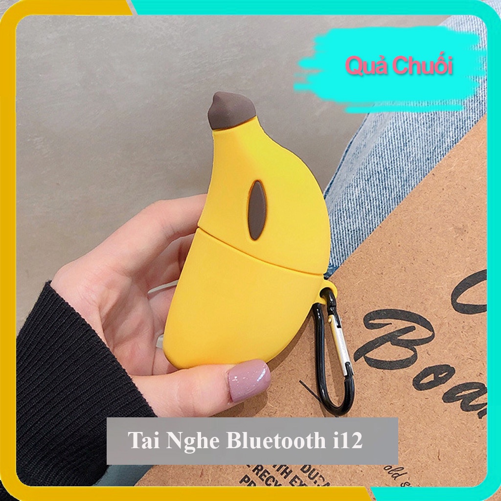 Vỏ bảo vệ tai nghe bluetooth i12 - Case cao cấp chống va đập, - Nhiều Mẫu lựa chọn