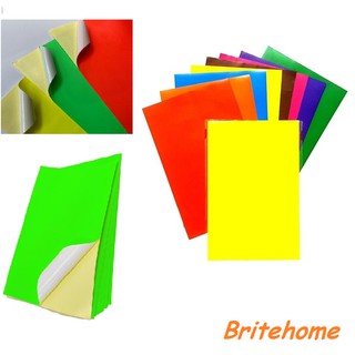 Nhãn Decal Dạ Quang Nhiều Màu Size 110*80mm dùng Đánh Dấu, Ghi Chú Hàng Nội Địa Nhật (Giao màu ngẫu nhiên)