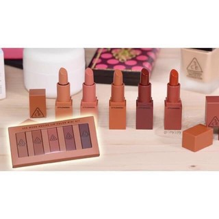 Cam Kết Chính hãng Set 5 Thỏi Son Lì 3CE Mood Recipe Lip Color Mini Kit