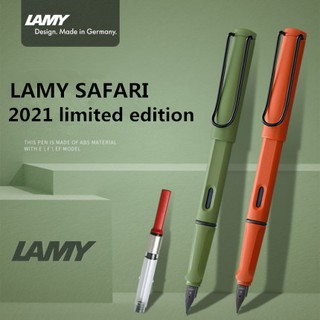  【Giao Hàng Trong Ngày Bút Máy LAMY Safari 2021 Phiên Bản Đặc Biệt Màu Đỏ Savannah Xanh Lá 