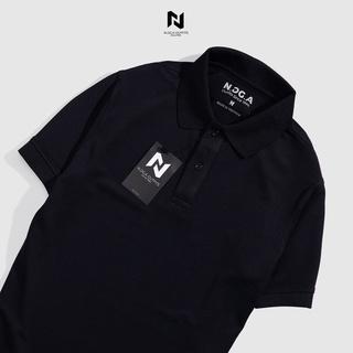 Áo Polo Nam Đen Basic N.GG.A Chất Cotton