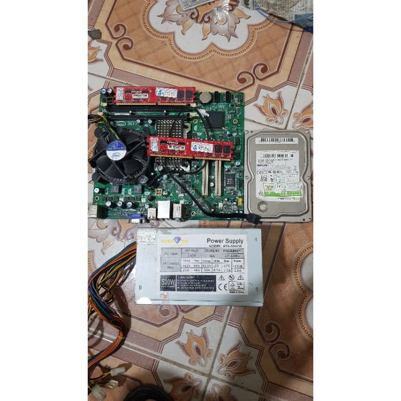 combo main máy tính giá rẻ chip e5300 ram 3gb
