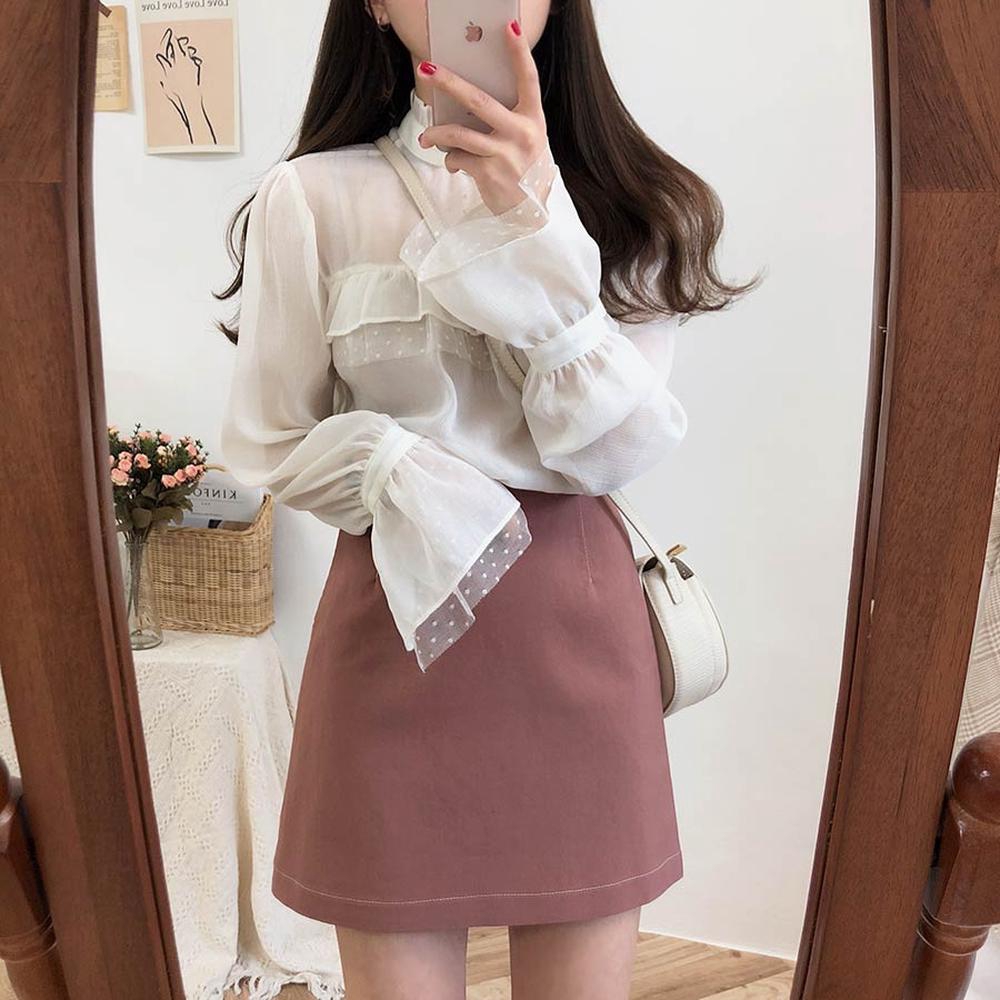 Chân Váy Dáng Chữ A Màu Trơn Phong Cách Công Chúa 2736027360 | BigBuy360 - bigbuy360.vn