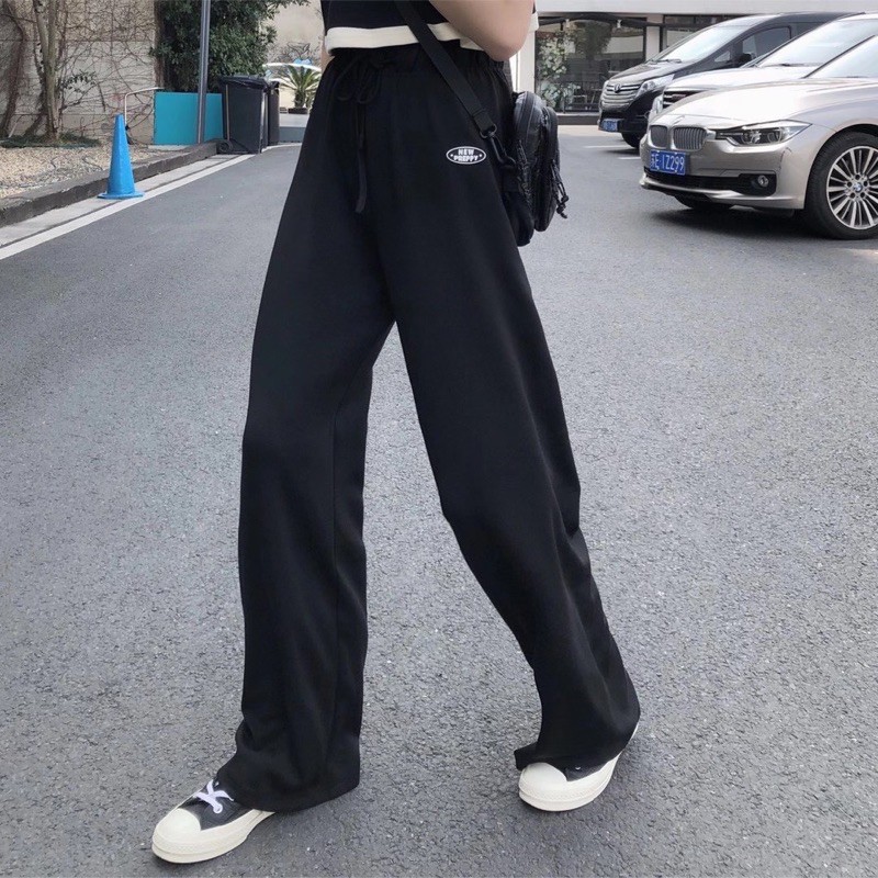 Quần thun dày gắn tag dáng Culottes kéo dài chân Ulzznang style Hàng Quảng Châu