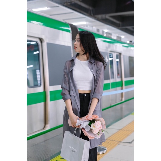 ÁO KHOÁC NGOÀI ĐI BIỂN, ĐI DẠO PHỐ “RAIN LONG SHIRT” - W.REVEUR