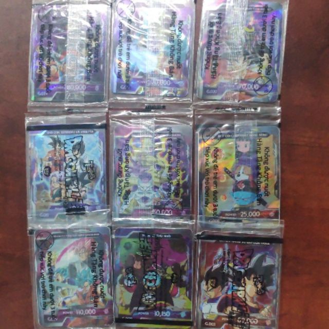 Thẻ dragon ball Thế Giới Vô Cực