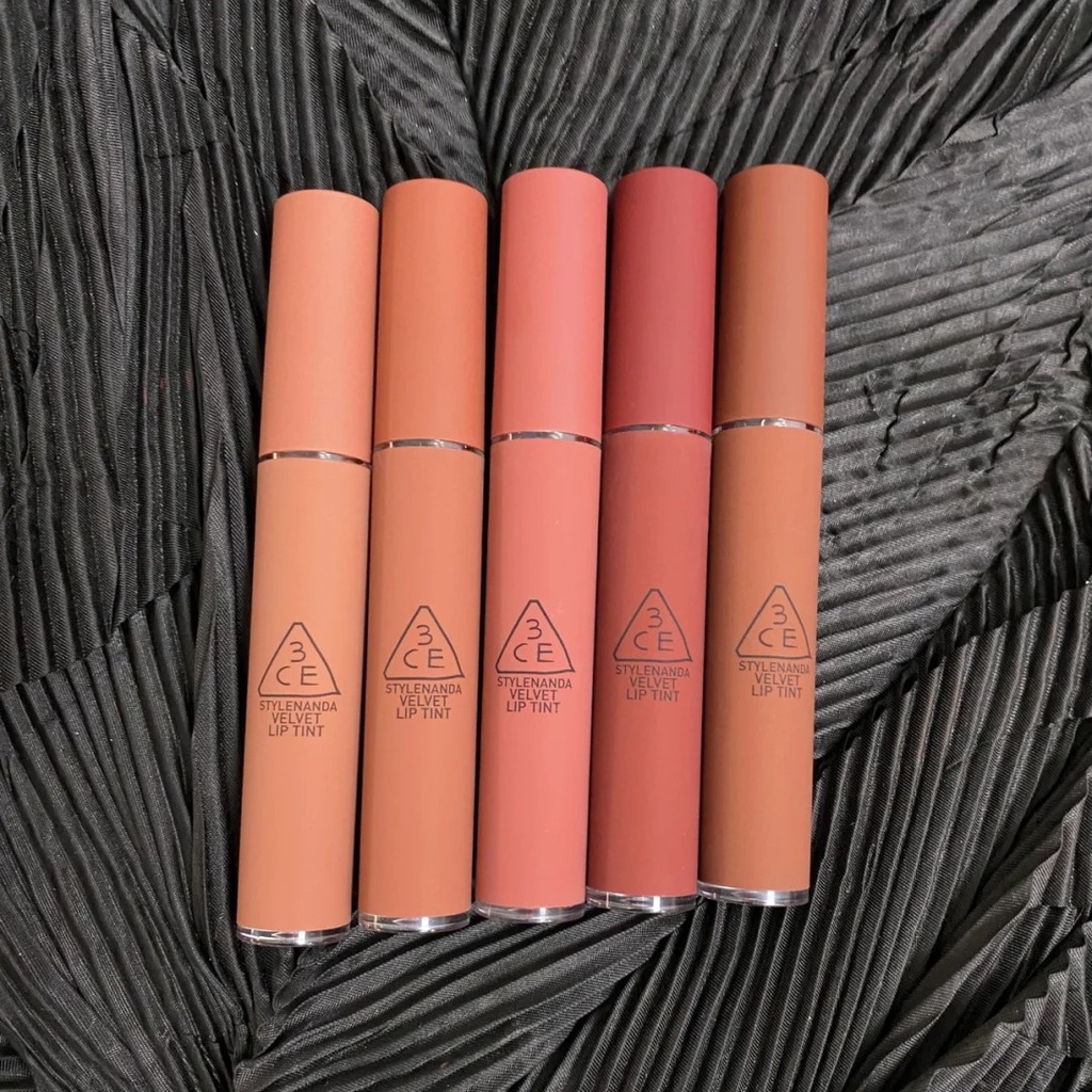 Son kem lì 3CE mềm môi tôn da Velvet Lip Tint mịn môi lâu trôi BITTER HOUR 3CE006