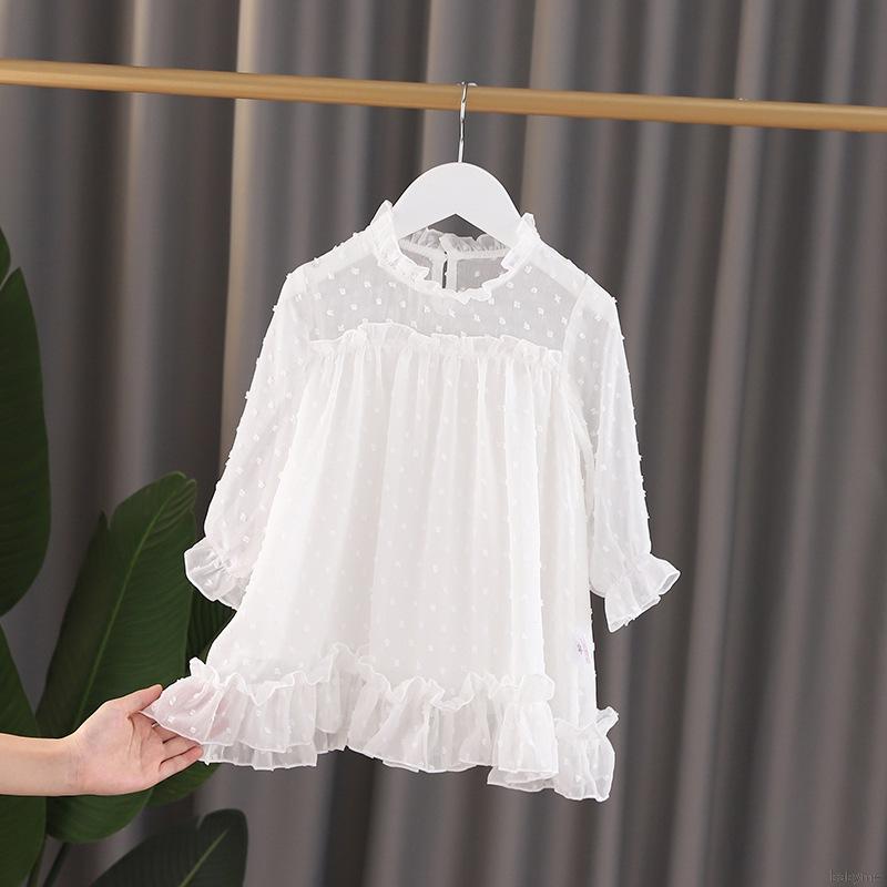 Đầm Công Chúa Tay Dài Xinh Xắn Cho Bé Gái