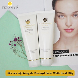 [NHẬP KHẨU-TEM PHỤ] Sữa rửa mặt trắng da Fresh White Sand 120ml