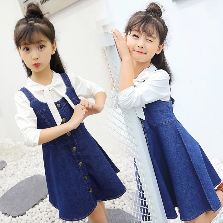 [Xả kho thanh lý] Váy bé gái không gồm áo sơ mi [14-40kg]
