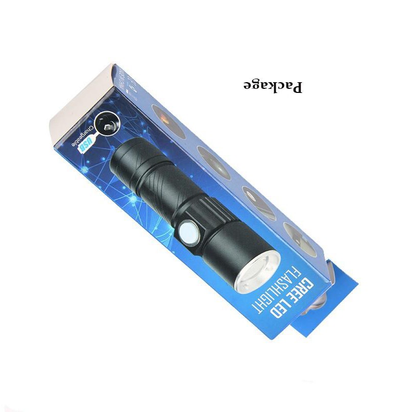 Đèn Pin LED siêu sáng mini trên xe đạp , đèn pha xe đạp