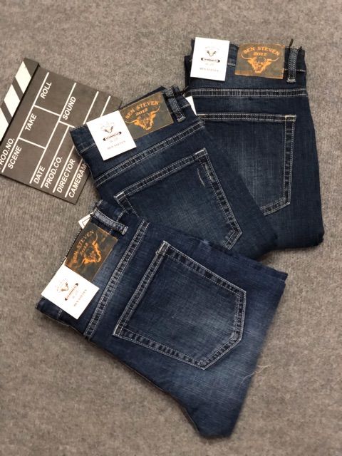 Quần jean Nam VNXK BJ xanh rách - jean co giãn
