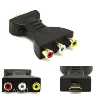 Bộ chuyển đổi âm thanh Video RCA đực sang 3 Bộ chuyển đổi thành phần AV cho