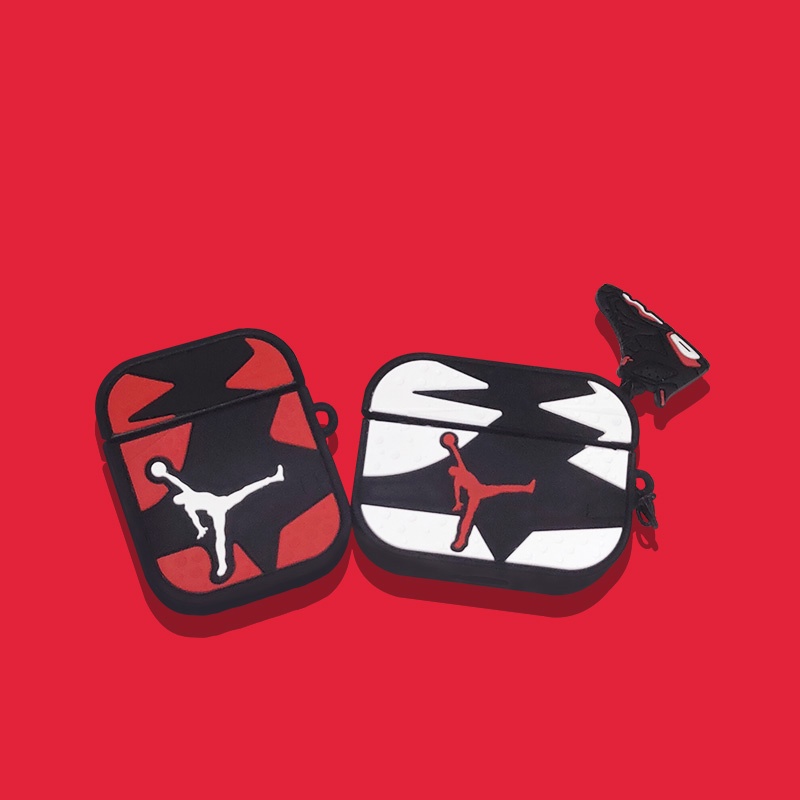 Vỏ Bảo Vệ Hộp Sạc Tai Nghe compatible AirPods3 Pro compatible AirPods3 Pro Họa Tiết Jordan Thời Trang