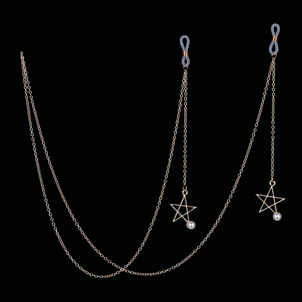 Dây Đeo Mắt Kính Đính Ngọc Trai Giả Thời Trang Nam Nữ