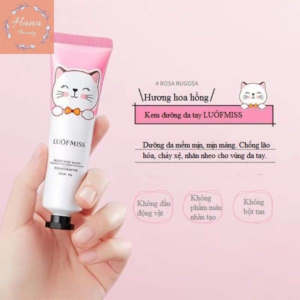 Kem dưỡng da tay LUÔFMISS mềm mịn chống lão hóa NỘI ĐỊA TRUNG chính hãng 30g