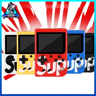 [Fitslim] Double Version Handheld Game Player Built-in 400 Games Color LCD Game