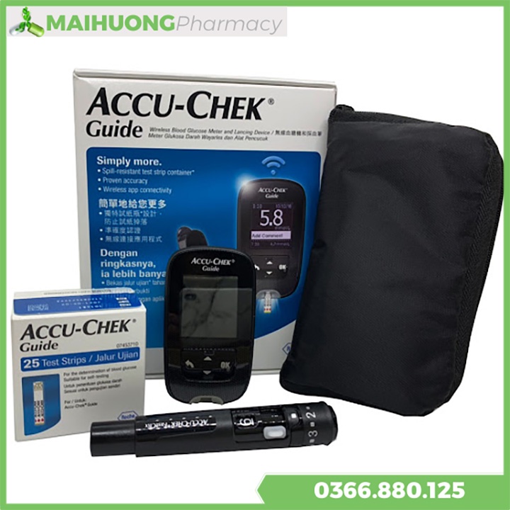 [Chính Hãng] Máy đo đường huyết Accu-Chek Guide