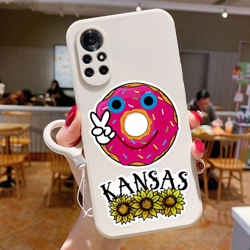 Bộ 50 Sticker Hoạt Hình Dán Trang Trí Laptop Ván Trượt