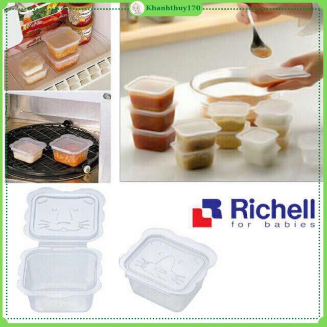 Bộ chia thức ăn Richell 50ml-100ml-150ml