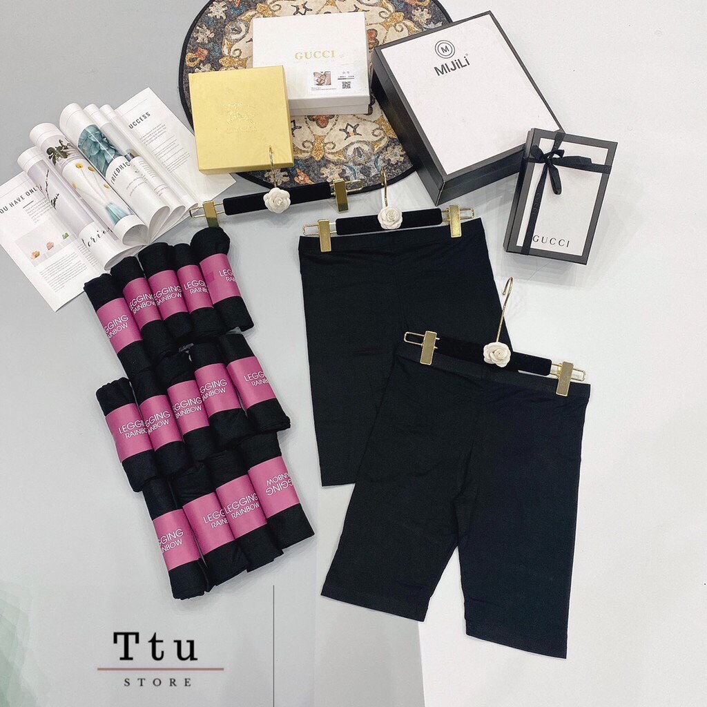 Quần legging ngố đùi free size 40-55kg XHN20