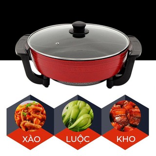 Chảo lẩu điện 2 ngăn nk media md-ep7615