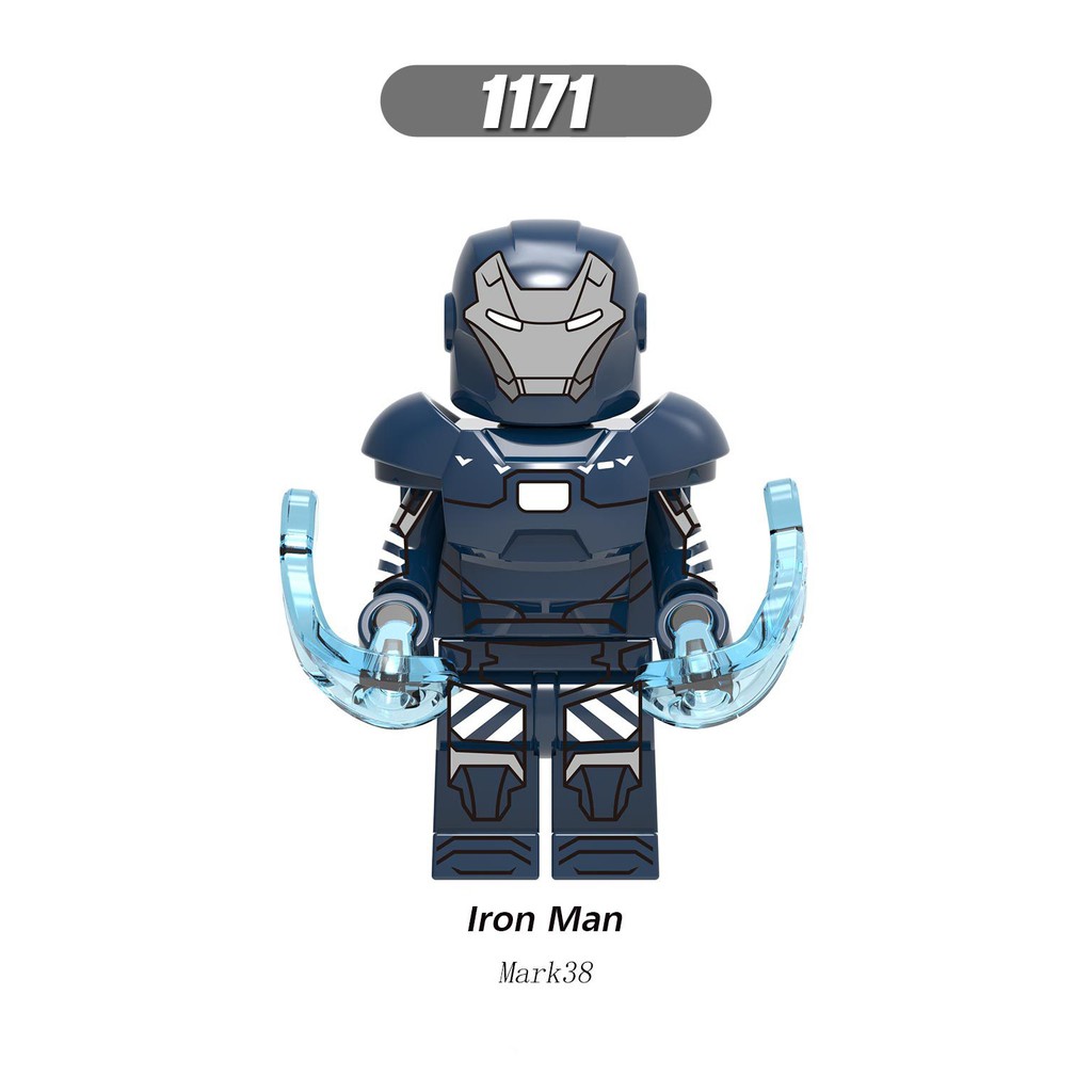Minifigures Các Mẫu Nhân Vật Ironman Mark 6 Mark42 Mark22 Mark40 Mark36 Mark37 Mark38 Mark41 - Mini Xinh X0246
